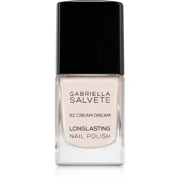 Gabriella Salvete Longlasting Enamel dlhotrvajúci lak na nechty s vysokým leskom odtieň 62 Cream Dream 11 ml