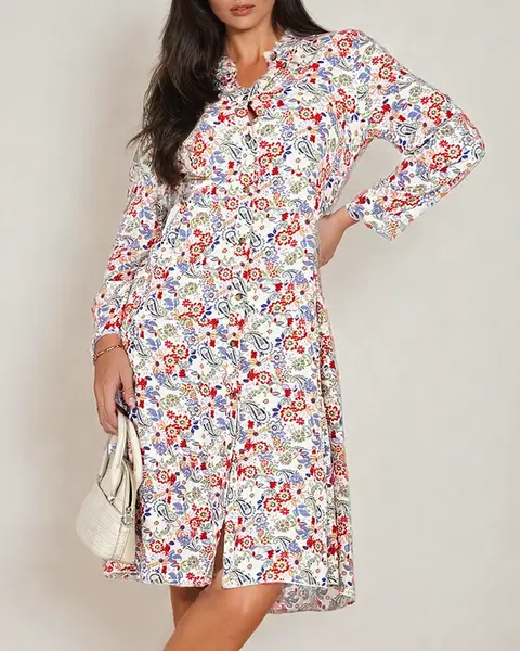 Resti Women's midi patterned dress