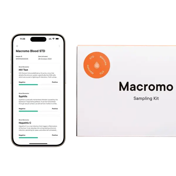 MACROMO krvný test Pohlavne prenosné choroby