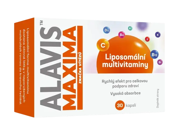 ALAVIS MAXIMA Lipozomálny multivitamín 30 kapsúl