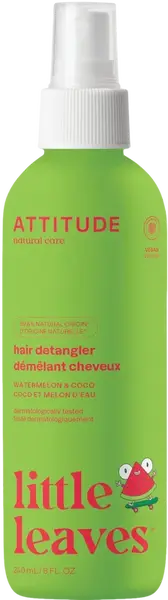 ATTITUDE Sprej pre ľahké rozčesávanie detských vláskov Little leaves s vôňou melóna a kokosu, 240 ml
