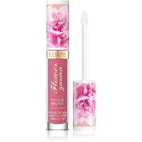 Eveline Cosmetics Flower Garden krémový lesk na pery s kyselinou hyalurónovou odtieň 03 Magnolia Charm 4.5 ml