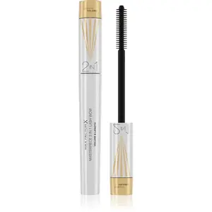 Max Factor Masterpiece Lash Wow riasenka pre predĺženie, natočenie a objem s kefkou 2 v 1 odtieň Black 7 ml