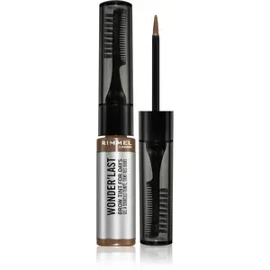 Rimmel Wonder'Last semipermanentná gélová farba na obočie odtieň 002 Soft Brown 4.5 ml