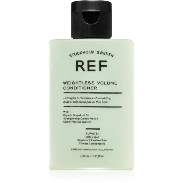 REF Weightless Volume Conditioner kondicionér pre jemné vlasy bez objemu pre objem od korienkov 100 ml