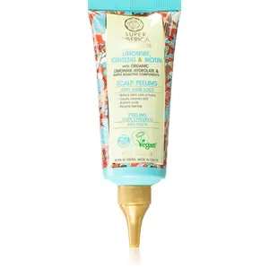 Natura Siberica Limonnik, Ginseng & Biotin vlasový peeling proti vypadávaniu vlasov 100 ml