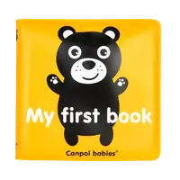 CANPOL BABIES Sensory Toys Mäkká knižka pískacia