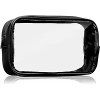 Notino Travel Collection Small Clear Organizer transparentná kozmetická taštička transparentný S Black 20x10x5 cm 1 ks