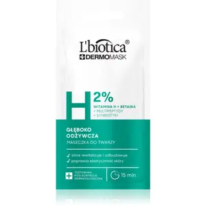 L’biotica DermoMask H 2% hĺbkovo vyživujúca maska na tvár 8 ml