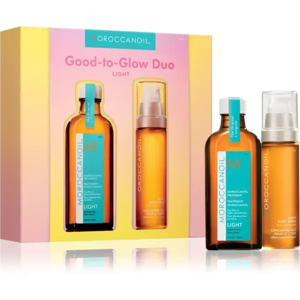 Moroccanoil Good-to-Glow Duo Light sada na vlasy a telo 1 ks