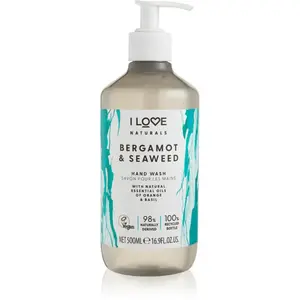 I Love Naturals Bergamot & Seaweed tekuté mydlo na ruky 500 ml