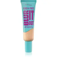 Rimmel Kind & Free Blur It Out ľahký hydratačný make-up SPF 20 odtieň 010 Rose Ivory 30 ml