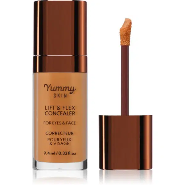 Danessa Myricks Beauty Yummy Skin Lift & Flex Concealer tekutý korektor s matným efektom odtieň 12 - Tan With Golden Undertones 9.4 ml