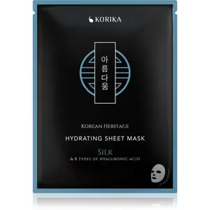 KORIKA Korean Heritage Silk & 8 Types of Hyaluronic Acid Hydrating Sheet Mask hydratačná plátienková maska 25 g