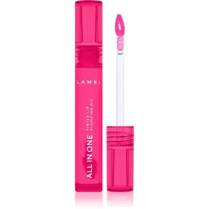 LAMEL All in One Lip Tinted Plumping Oil tónovací olej na pery pre zväčšenie objemu № 404 Berry Ice 3 ml
