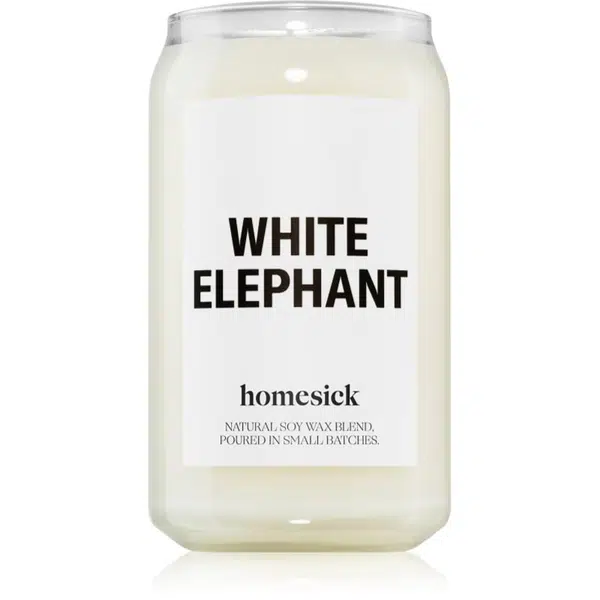 homesick White Elephant vonná sviečka 390 g