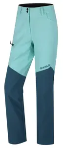 Husky  Kavia L mint/turquoise, L Dámske softshellové nohavice