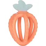 Canpol babies Silicone Sensory Teether Strawberry Orange hryzadielko Orange 3m+ 1 ks