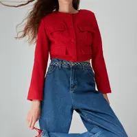 Dámské sako Trendyol TWOAW23CE00215/Red
