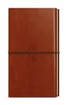 Týdenní diář 2026 Jakub Dueto kapesní hnědá