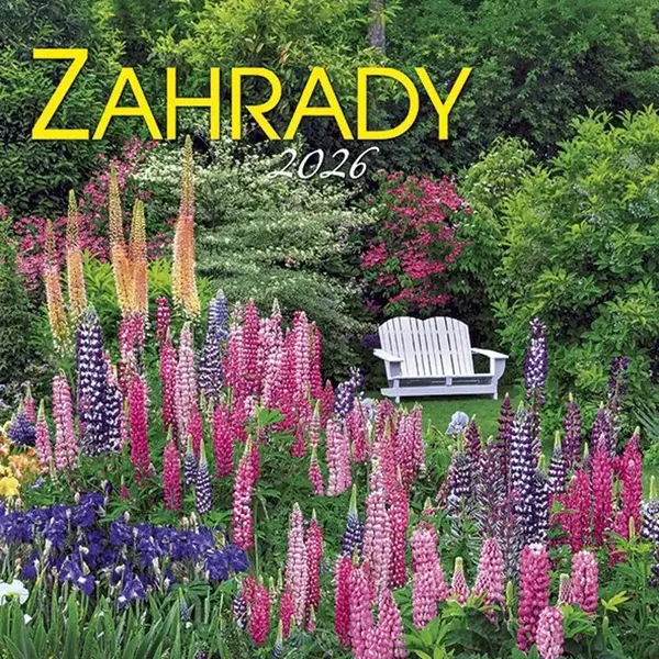 Zahrady 2026 - nástěnný kalendář