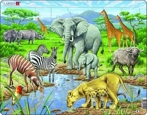 Puzzle Africká savana