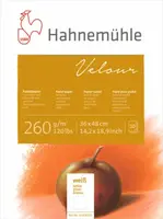 Velurový blok pro pastel 36x48cm bílý