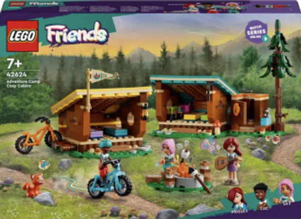 Útulné chatky na dobrodružném táboře - Friends (42624)