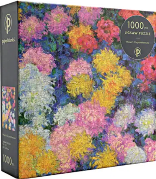 Puzzle Monetovy Chryzantémy - 1000 dílků