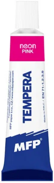Temperové barvy 12ml NEON růžová