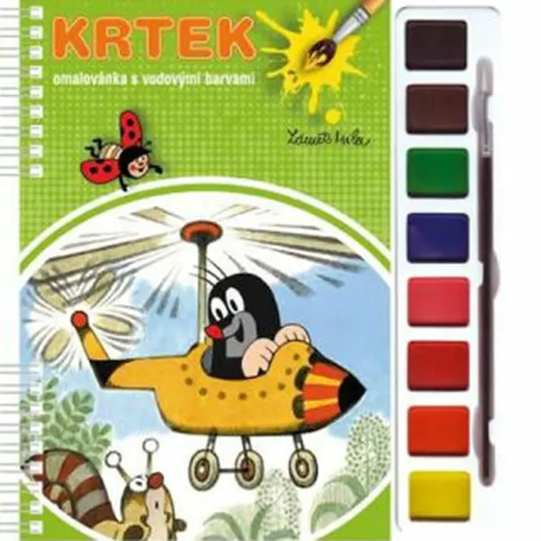 Krtek 2 - Omalovánky s vodovými barvami - Zdeněk Miler