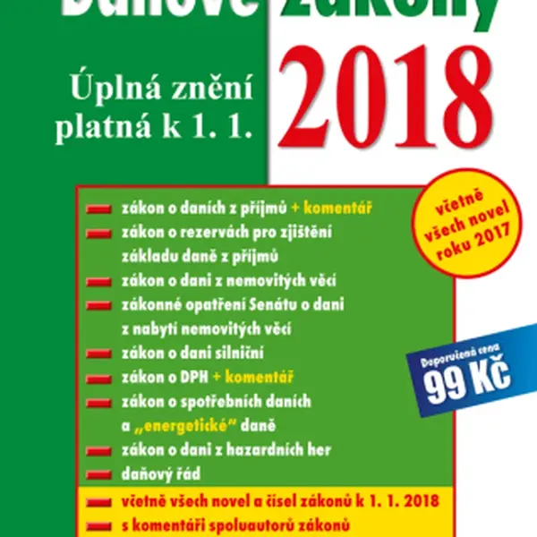 Daňové zákony 2018 - Hana Marková - e-kniha