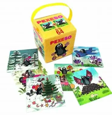 Pexeso v krabičce s úchopem - Krtek 1 - KRTEK (AK7165)