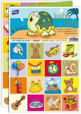 Pexeso 3x A4 Želvička Evička