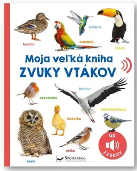 Moja veľká kniha Zvuky vtákov