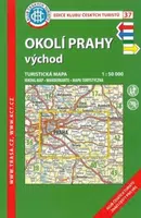 Okolí Prahy - východ 1:50 000/KČT 37 Turistická mapa
