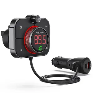 Rexing FMT2 FM Transmitter Car Charger w/Bluetooth 5.0