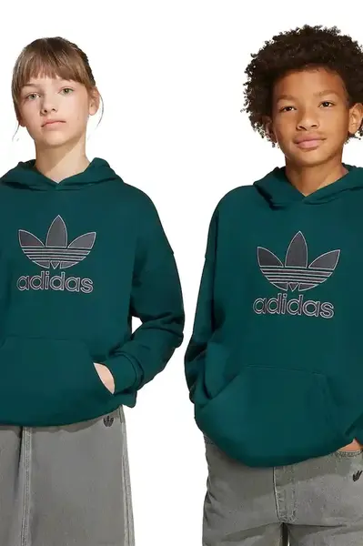 Detská bavlnená mikina adidas Originals