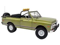 1972 GMC Jimmy Olive Metallic with White Top "KC Highlighter" Limited Edition to 300 pieces Worldwide 1/18 Diecast Model Car by ACME