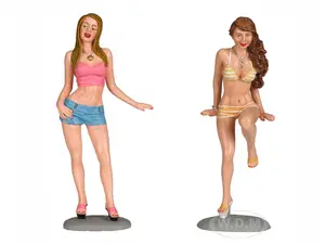 Fast Women Spokemodels 2 Piece Figure Set 1/18 Scale by Motorhead Miniatures
