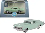 1956 Lincoln Continental Mark II Summit Green 1/87 (HO) Scale Diecast Model Car by Oxford Diecast