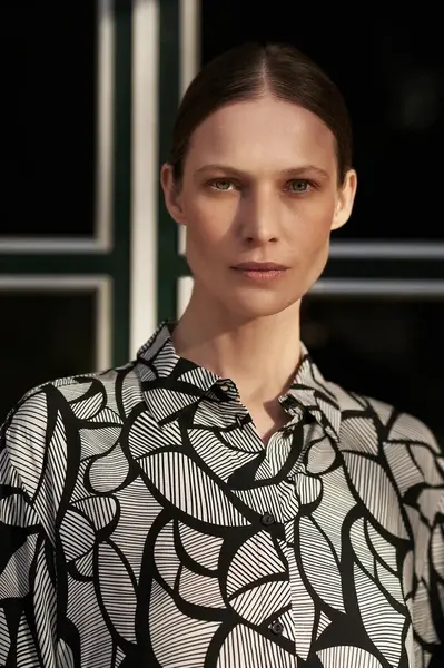 Women's shirt MOODO - black/white