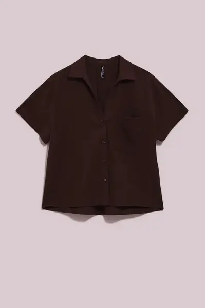 Marisse Women's Shirt L-Ko-4054 D.Oak