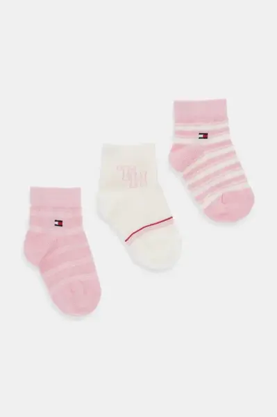 Detské ponožky Tommy Hilfiger 3-pak