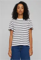 Urban Classics Ladies Striped Boxes Tee T-Shirt