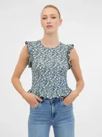 Dark blue women's short-sleeved T-shirt ORSAY - Women's