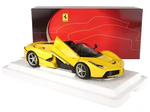 Ferrari LaFerrari Aperta Giallo Tristrato Yellow Limited Edition 1/18 Diecast Model Car by BBR