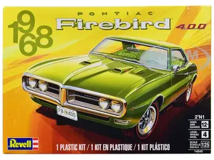 Level 4 Model Kit 1968 Pontiac Firebird 400 2-in-1 Kit 1/25 Scale Model by Revell
