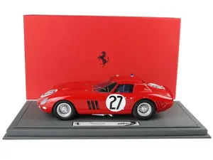 Ferrari 250 GTO 27 Fernand Tavano - Bob Grossman "24 Hours of Le Mans" (1964) with DISPLAY CASE Limited Edition to 200 pieces Worldwide 1/18 Model Ca