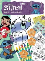 Stitch Kniha aktivit s pastelkami